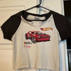 hotwheeels crop top from pacsun (women’s shirt)